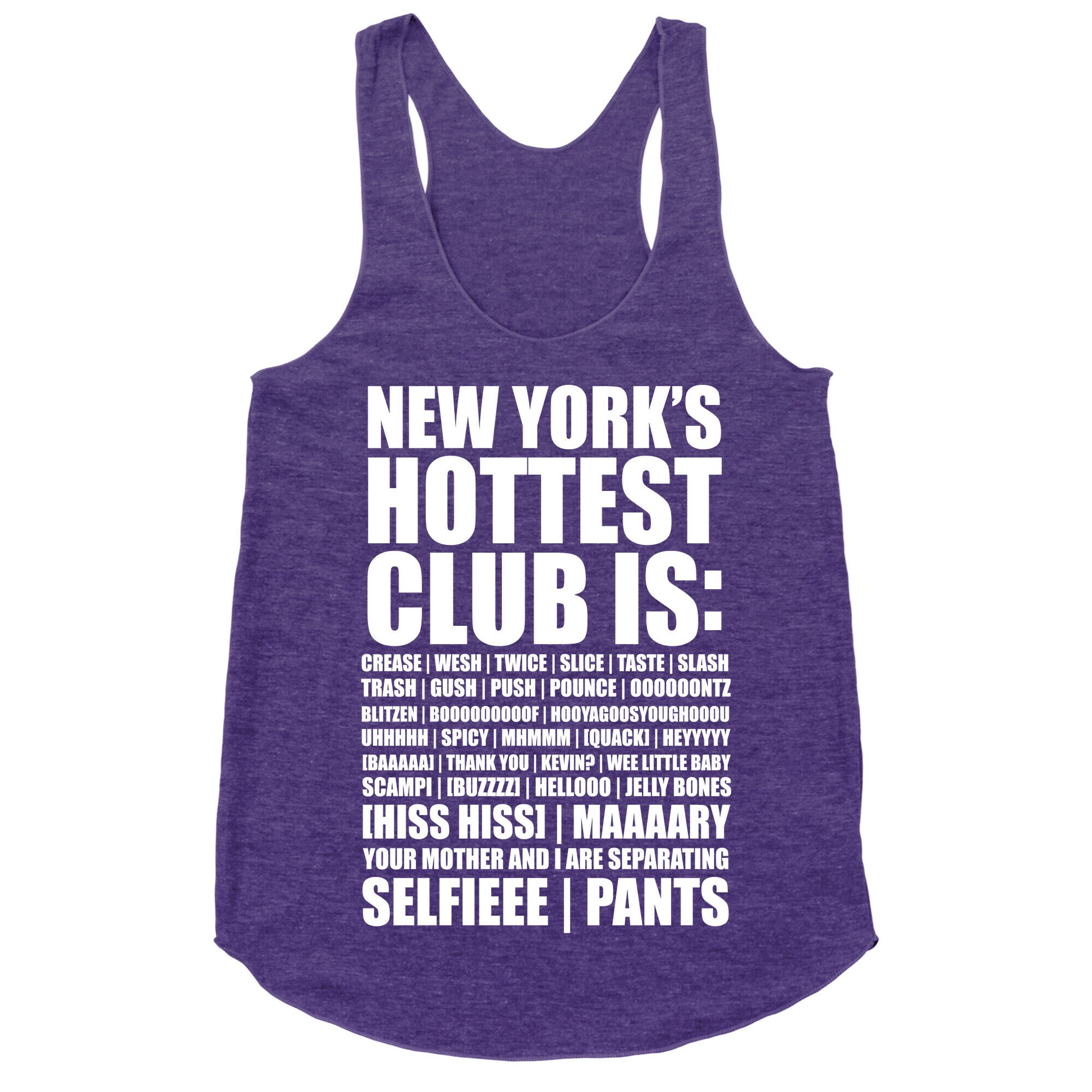 New York's Hottest Club Is Racerback Tank