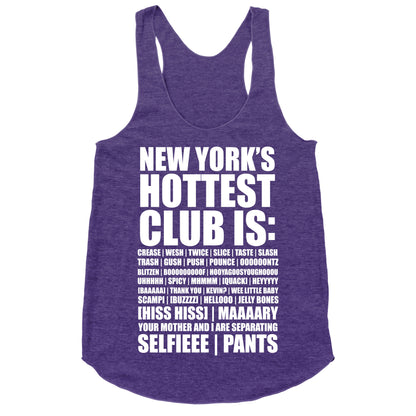 New York's Hottest Club Is Racerback Tank