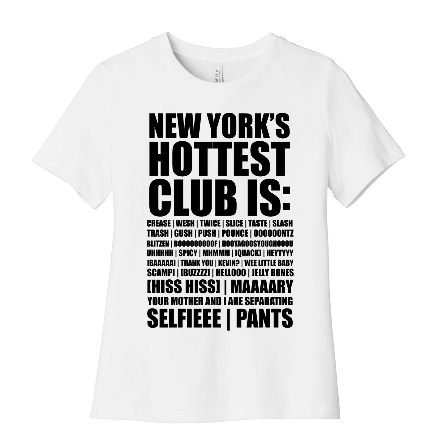 New York's Hottest Club Is (tank) Women's Cotton Tee