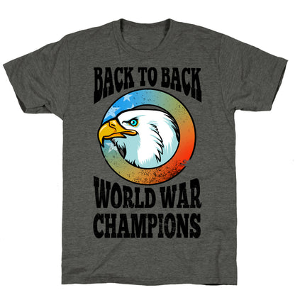 Back to Back World War Champions Unisex Triblend Tee