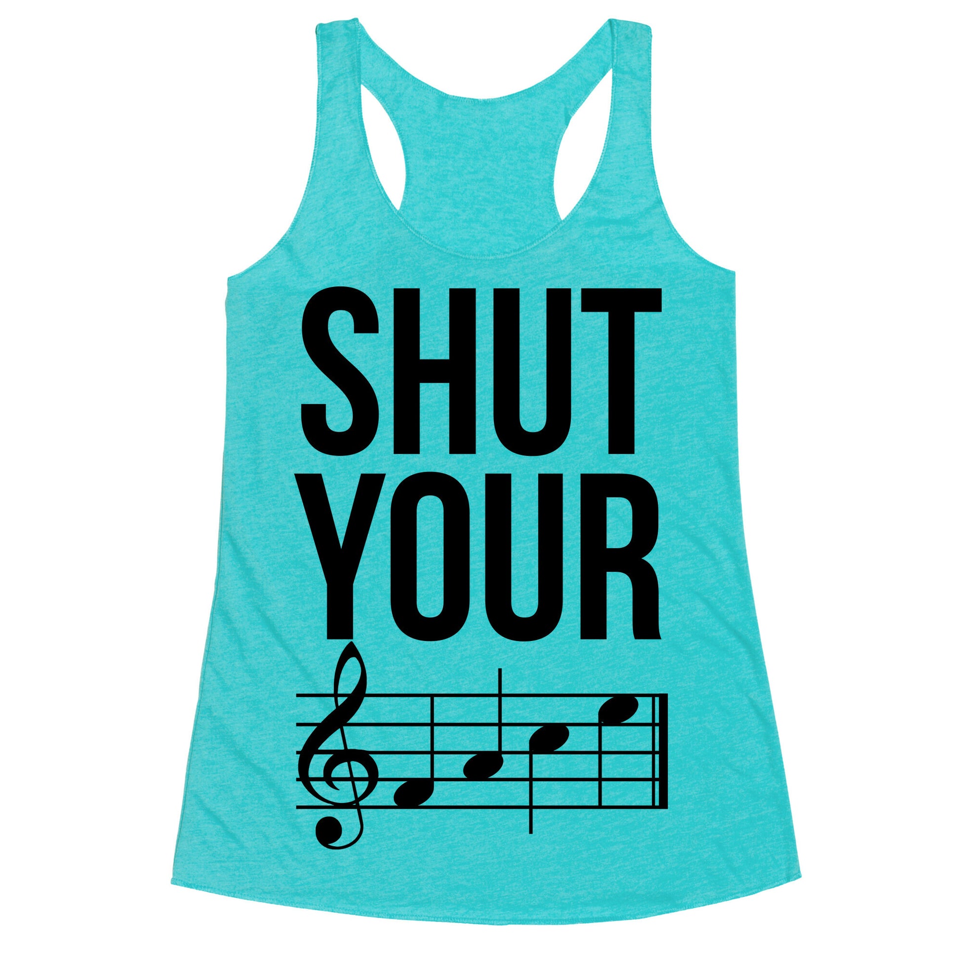 Shut Your (FACE) Racerback Tank