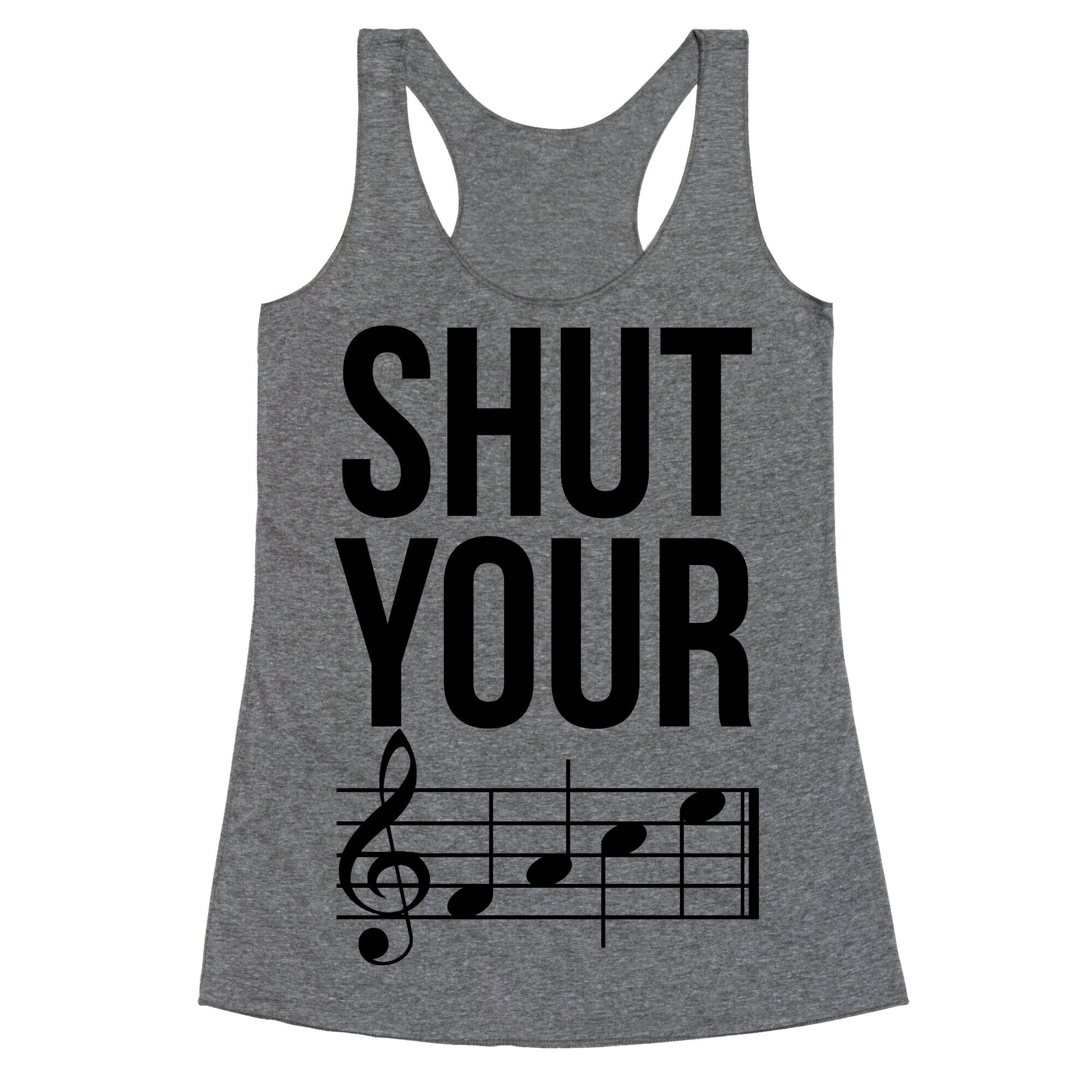 Shut Your (FACE) Racerback Tank