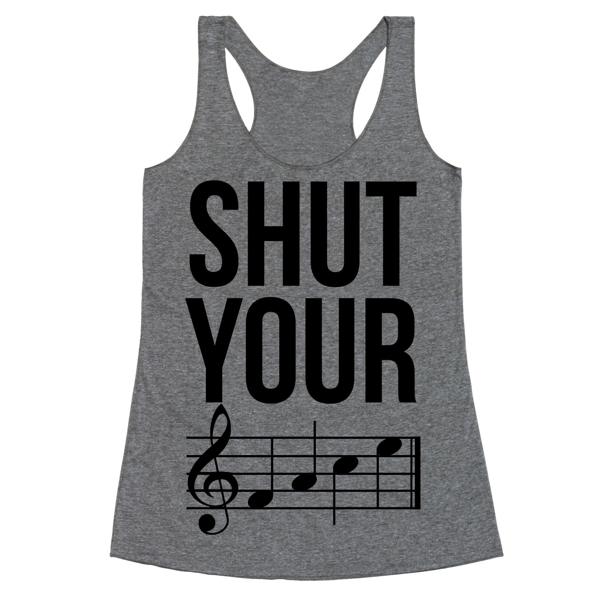 Shut Your (FACE) Racerback Tank