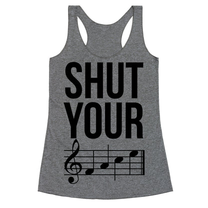 Shut Your (FACE) Racerback Tank