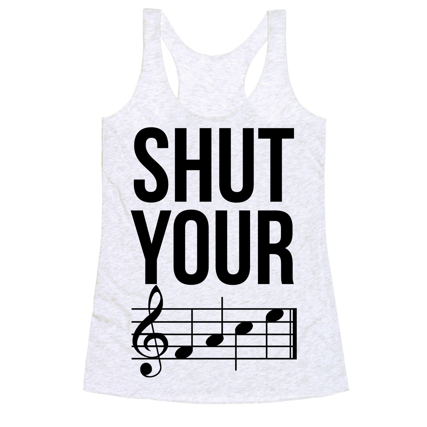 Shut Your (FACE) Racerback Tank