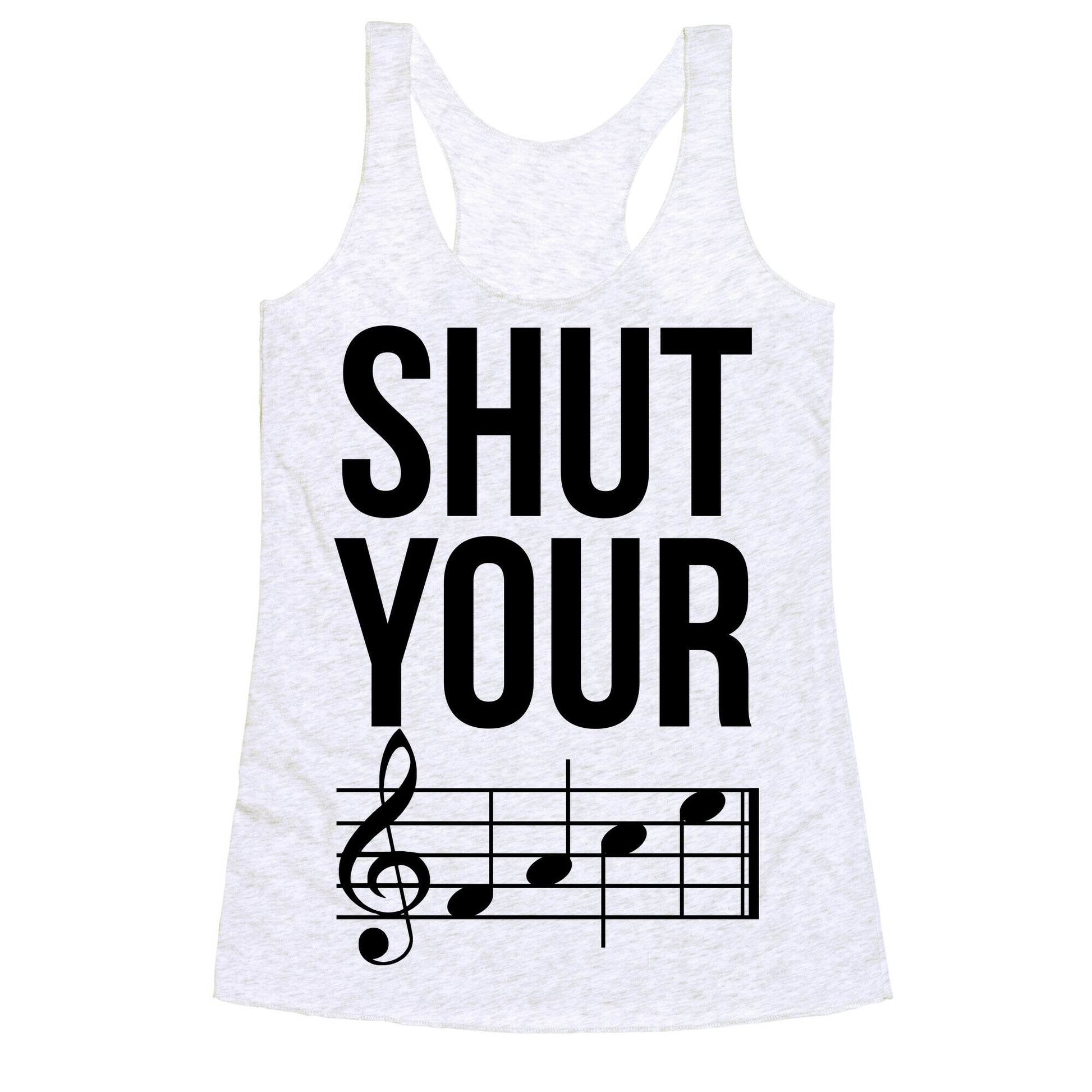 Shut Your (FACE) Racerback Tank