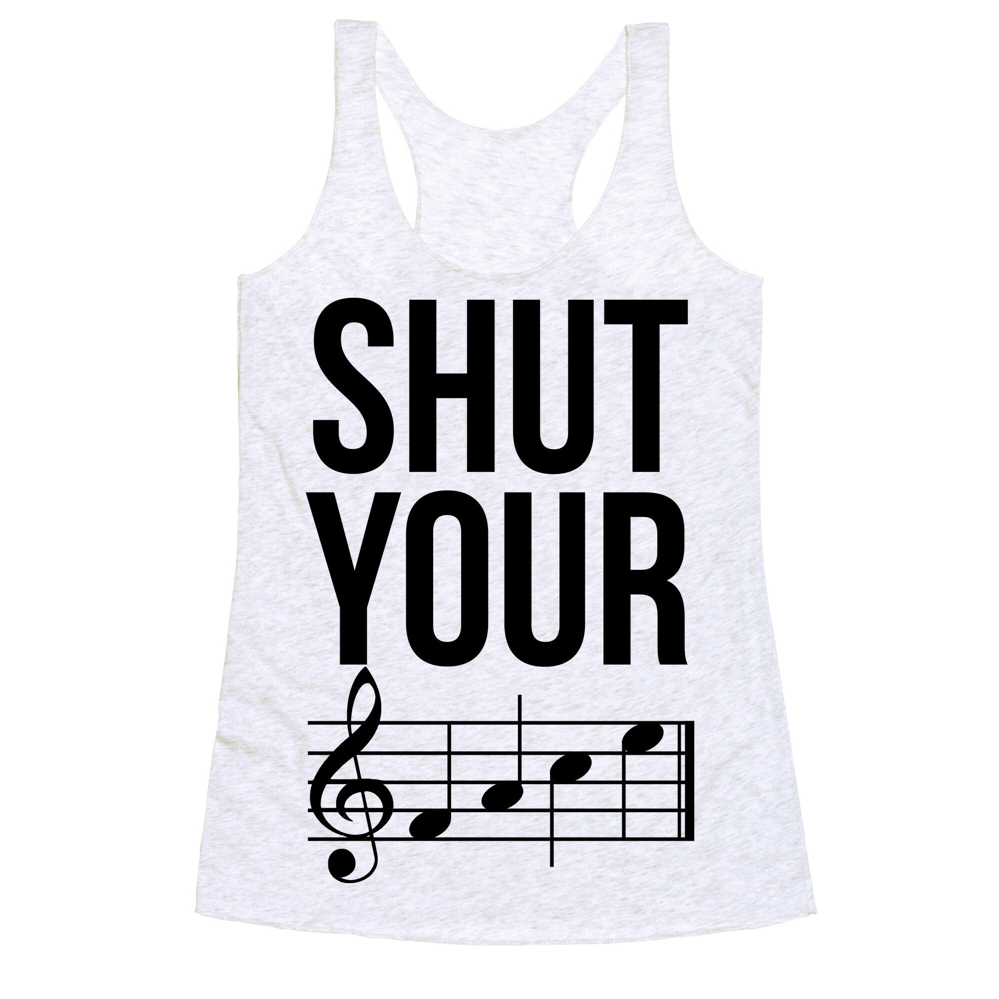 Shut Your (FACE) Racerback Tank