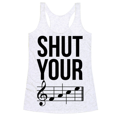 Shut Your (FACE) Racerback Tank