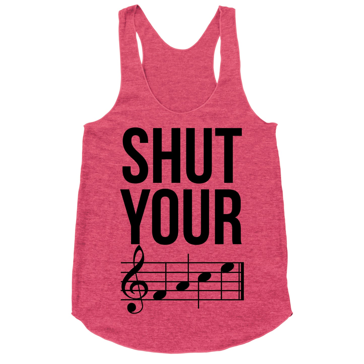 Shut Your (FACE) Racerback Tank