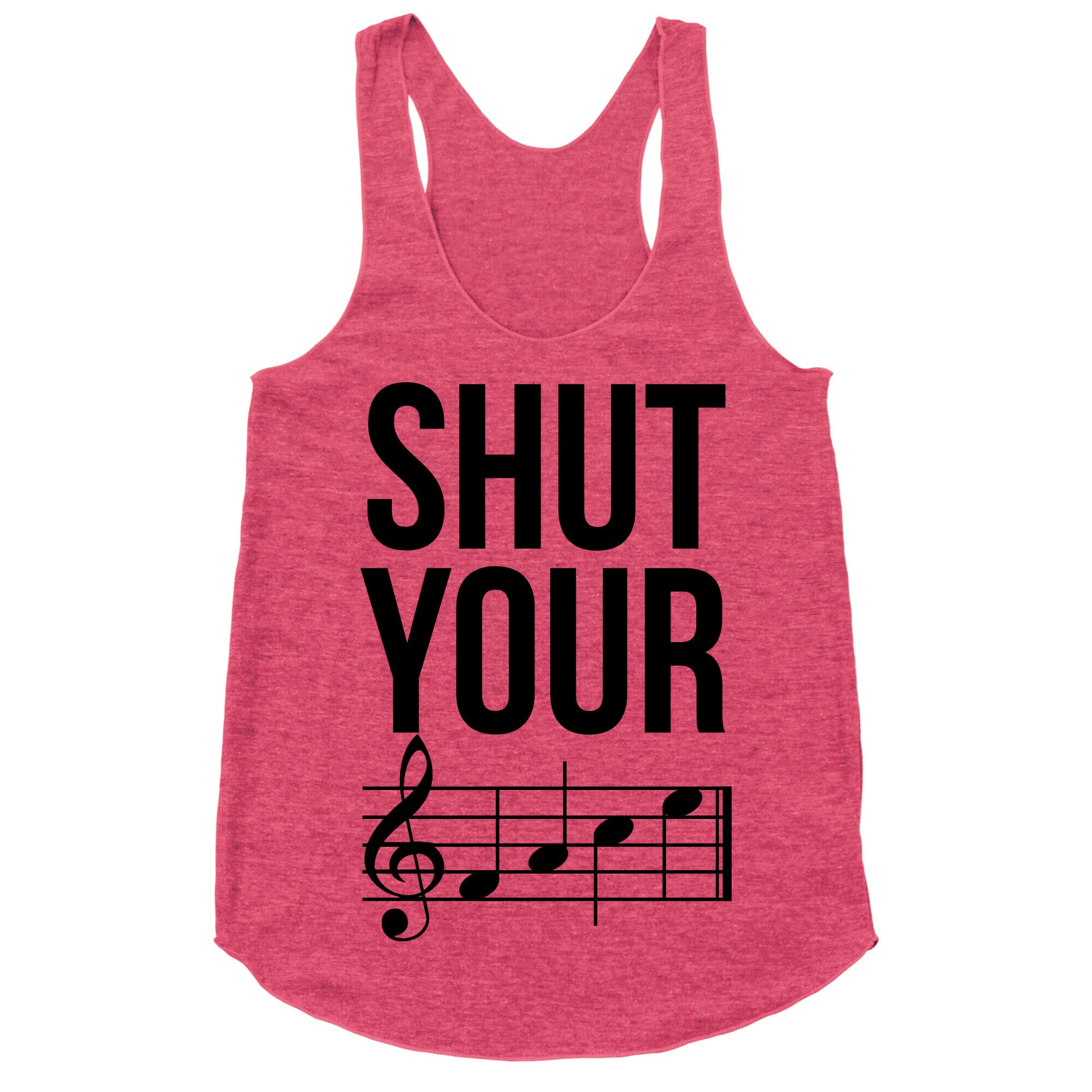 Shut Your (FACE) Racerback Tank