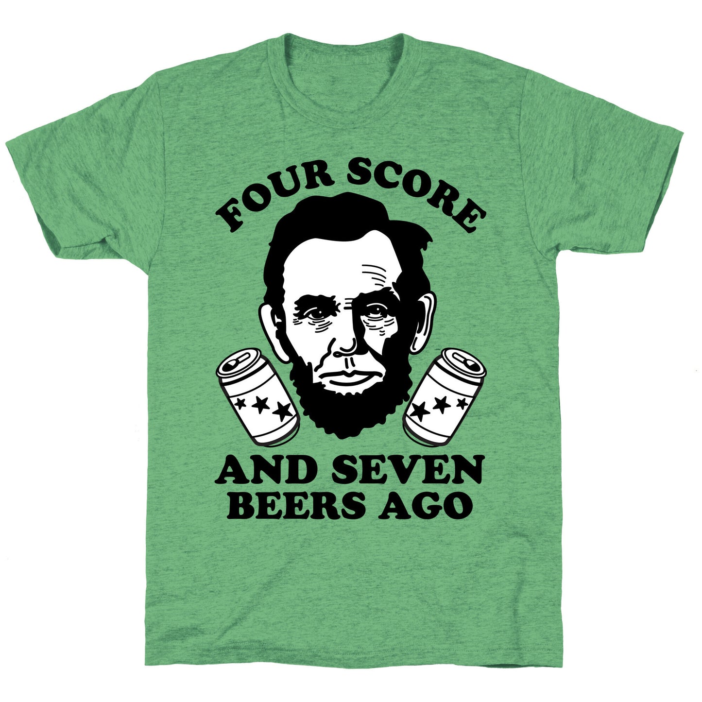 Four Score and Seven Beers Ago Unisex Triblend Tee