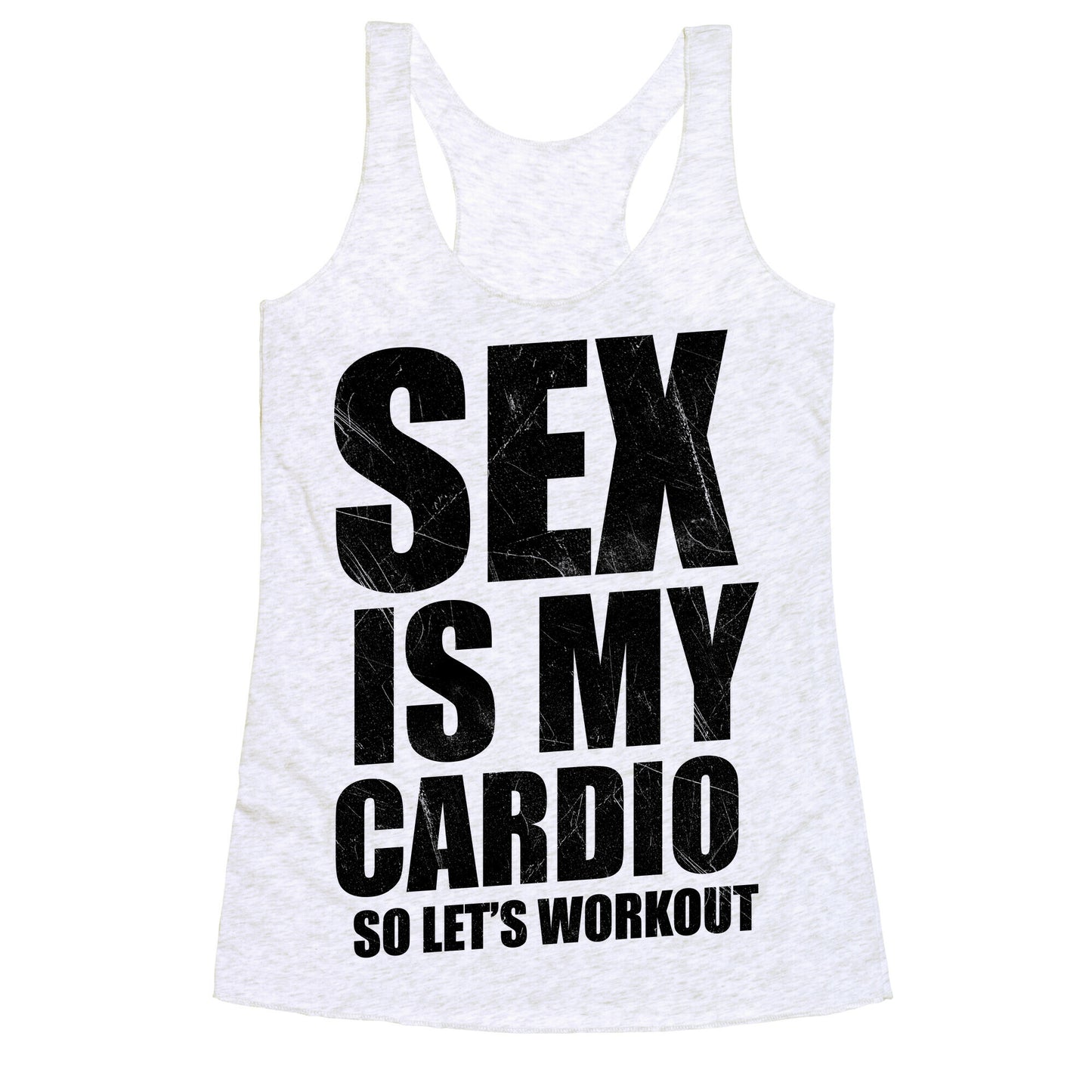 Sex Is My Cardio Racerback Tank