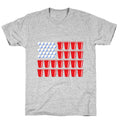 Beer Pong Flag T-Shirt