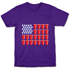 Beer Pong Flag T-Shirt