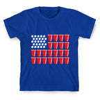 Beer Pong Flag T-Shirt
