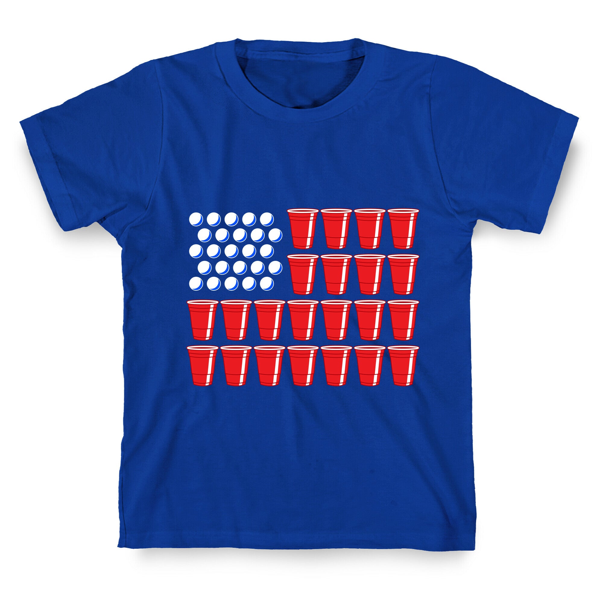 Beer Pong Flag T-Shirt