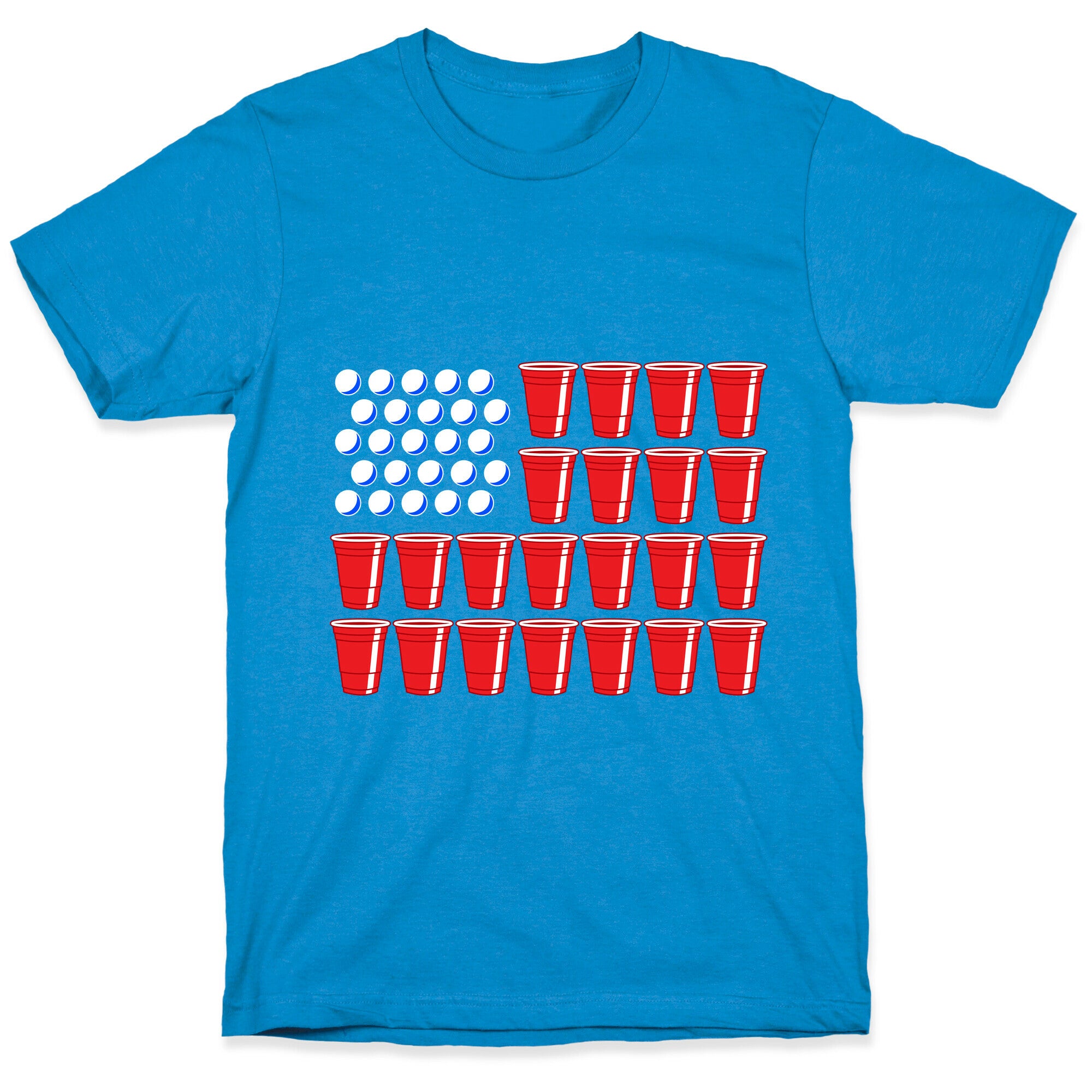 Beer Pong Flag T-Shirt