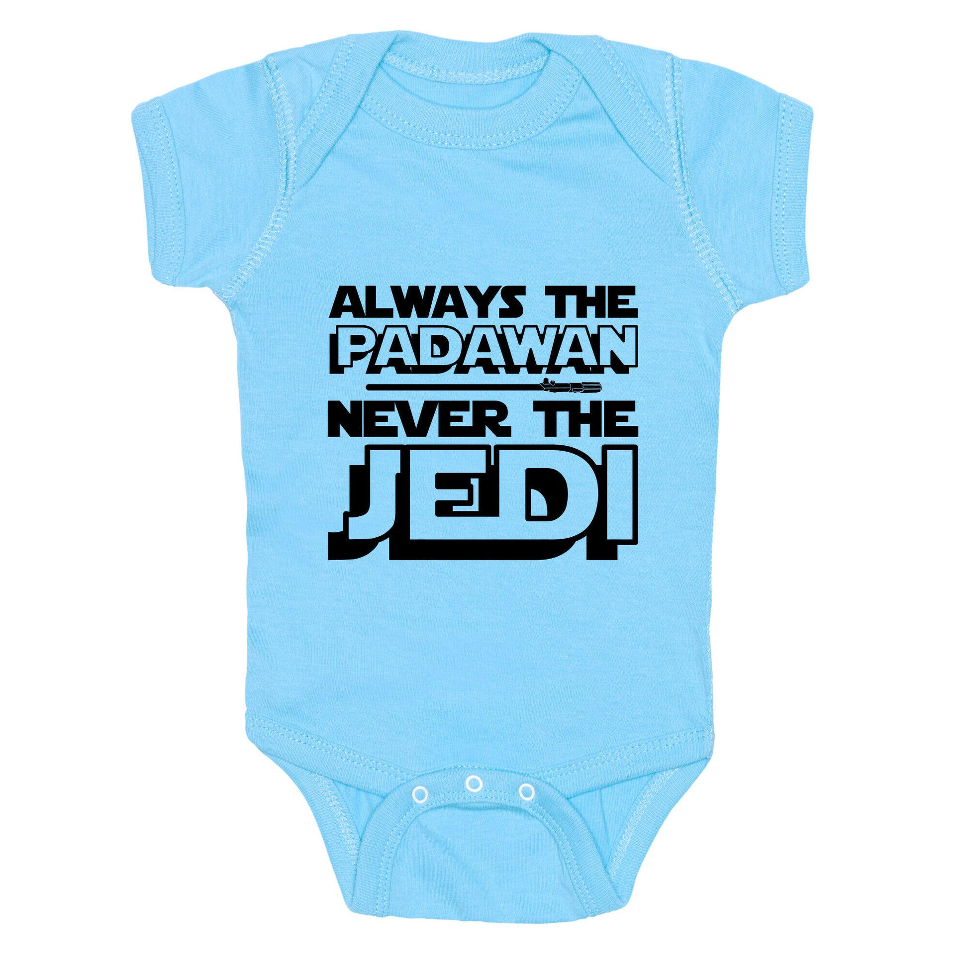 Never The Jedi Baby One Piece