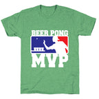 Beer Pong MVP Unisex Triblend Tee