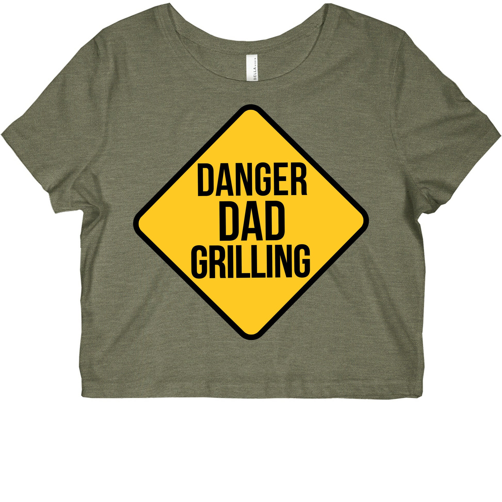 Danger: Dad Grilling Graphic Baby Tee