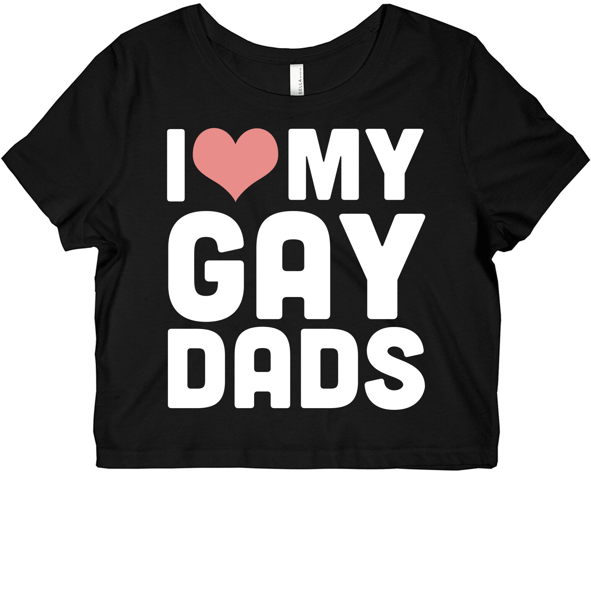 I Love My Gay Dads Graphic Baby Tee