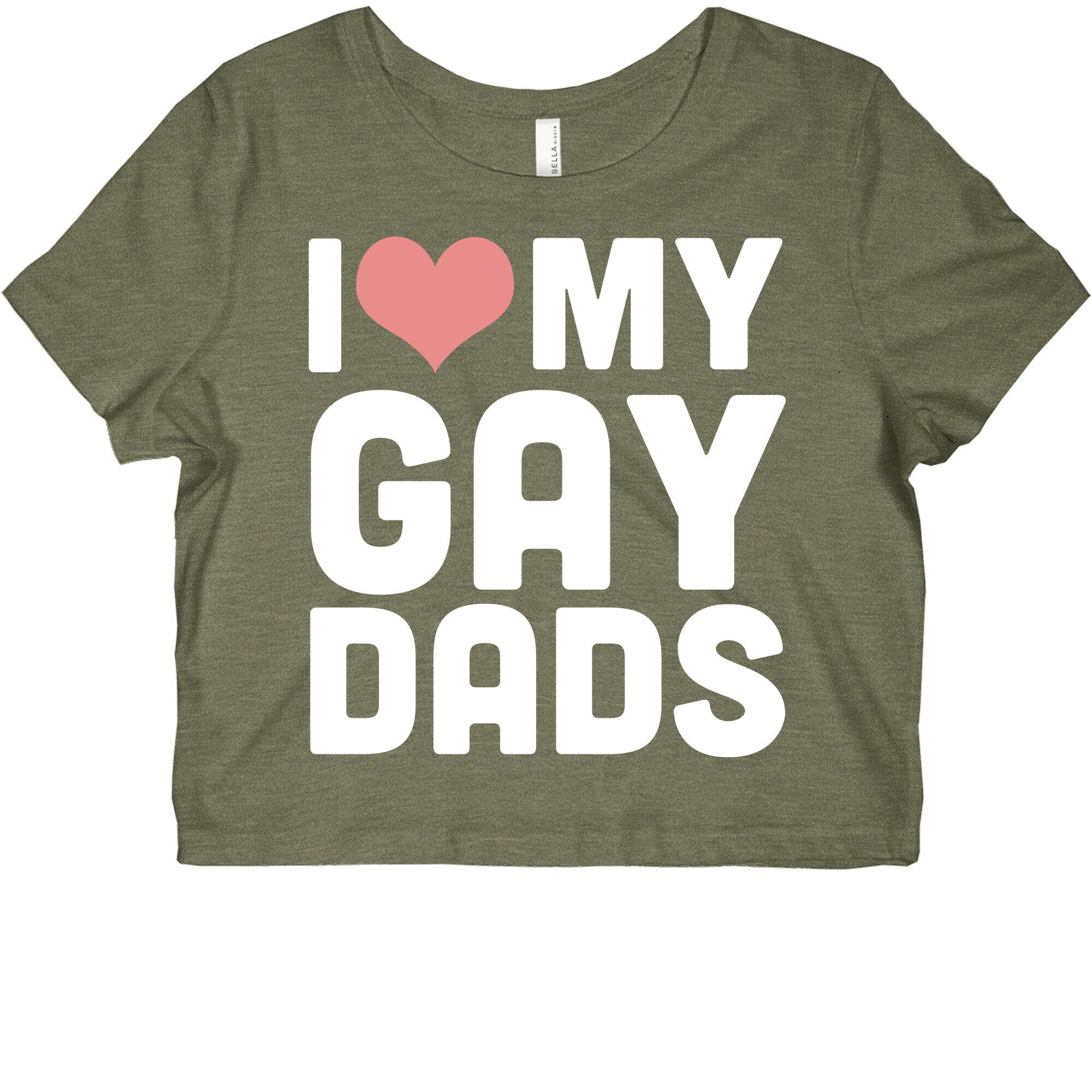 I Love My Gay Dads Graphic Baby Tee