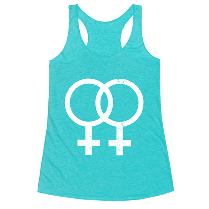 Lesbian Pride Racerback Tank