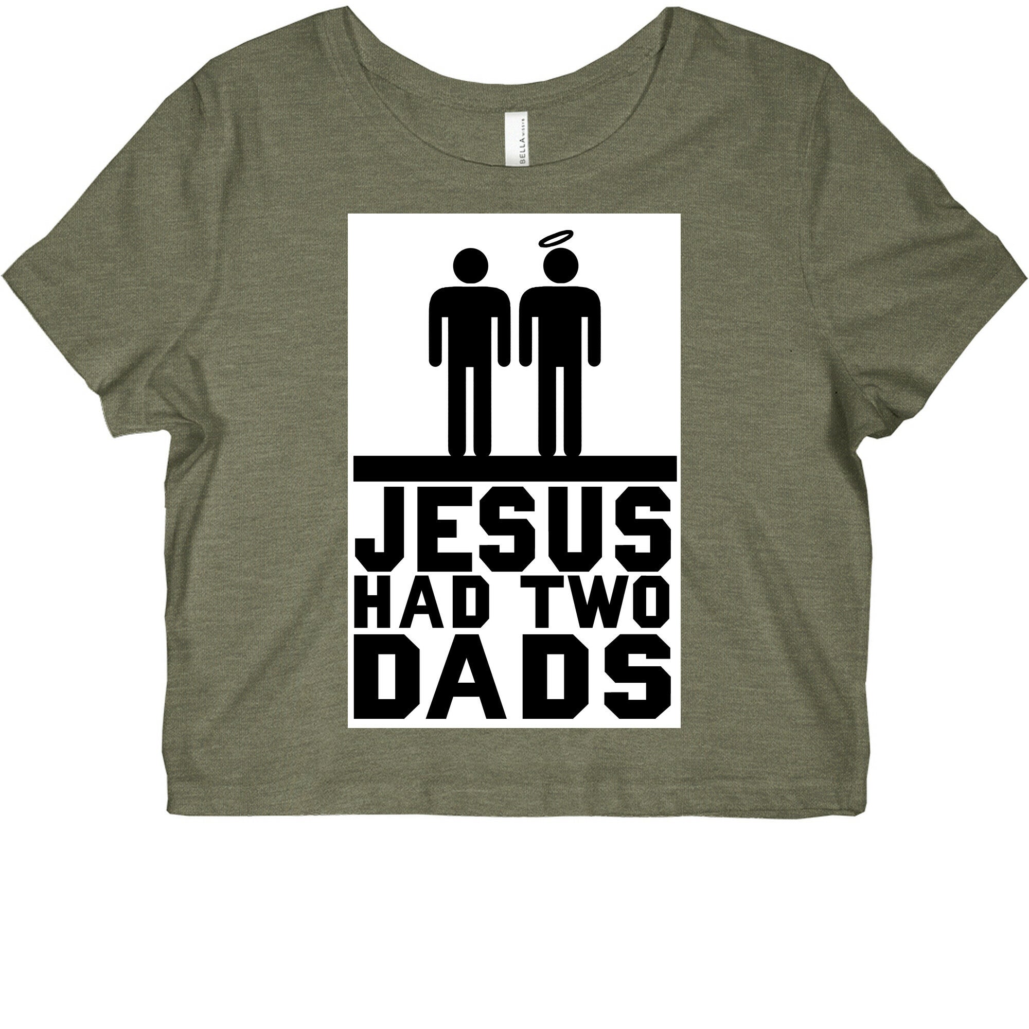 Jesus Had Two Dads Graphic Baby Tee