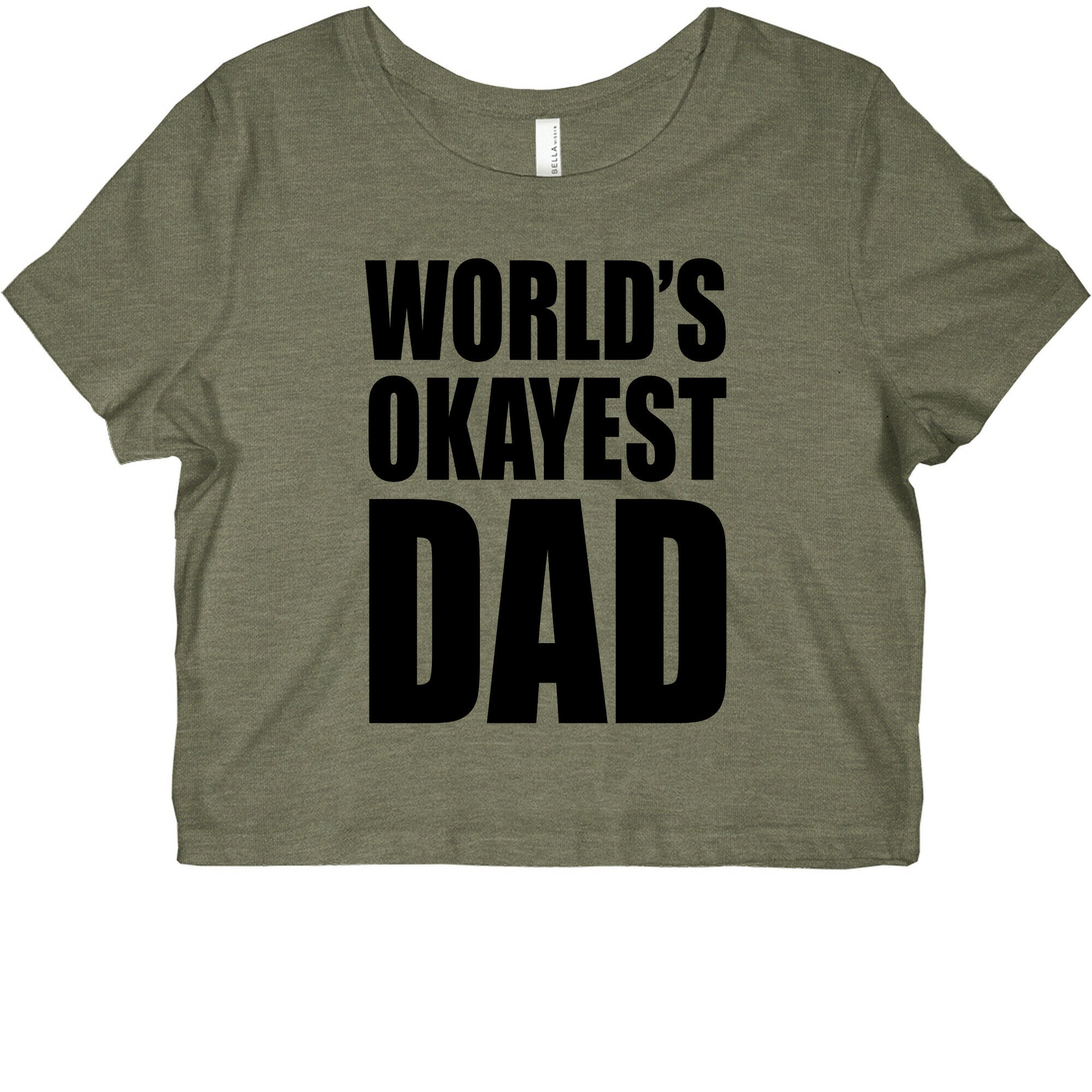 World's Okayest Dad Graphic Baby Tee