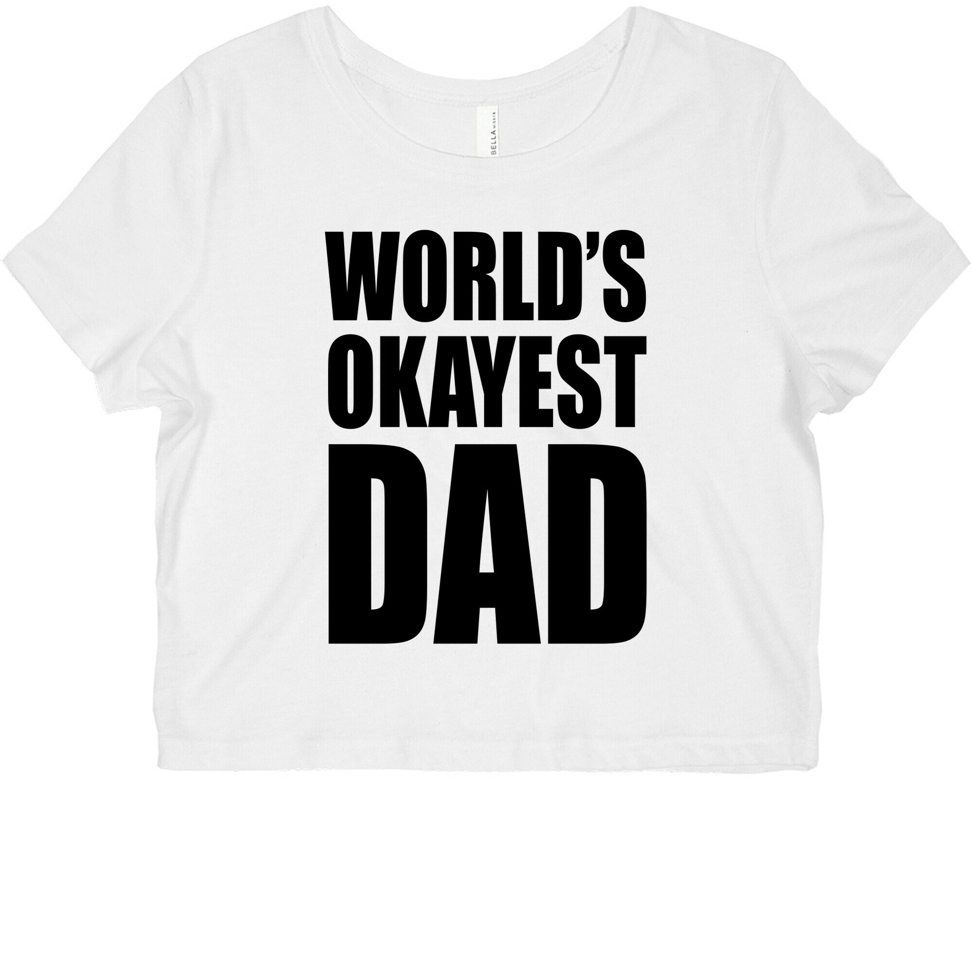 World's Okayest Dad Graphic Baby Tee