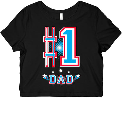 #1 DAD Graphic Baby Tee