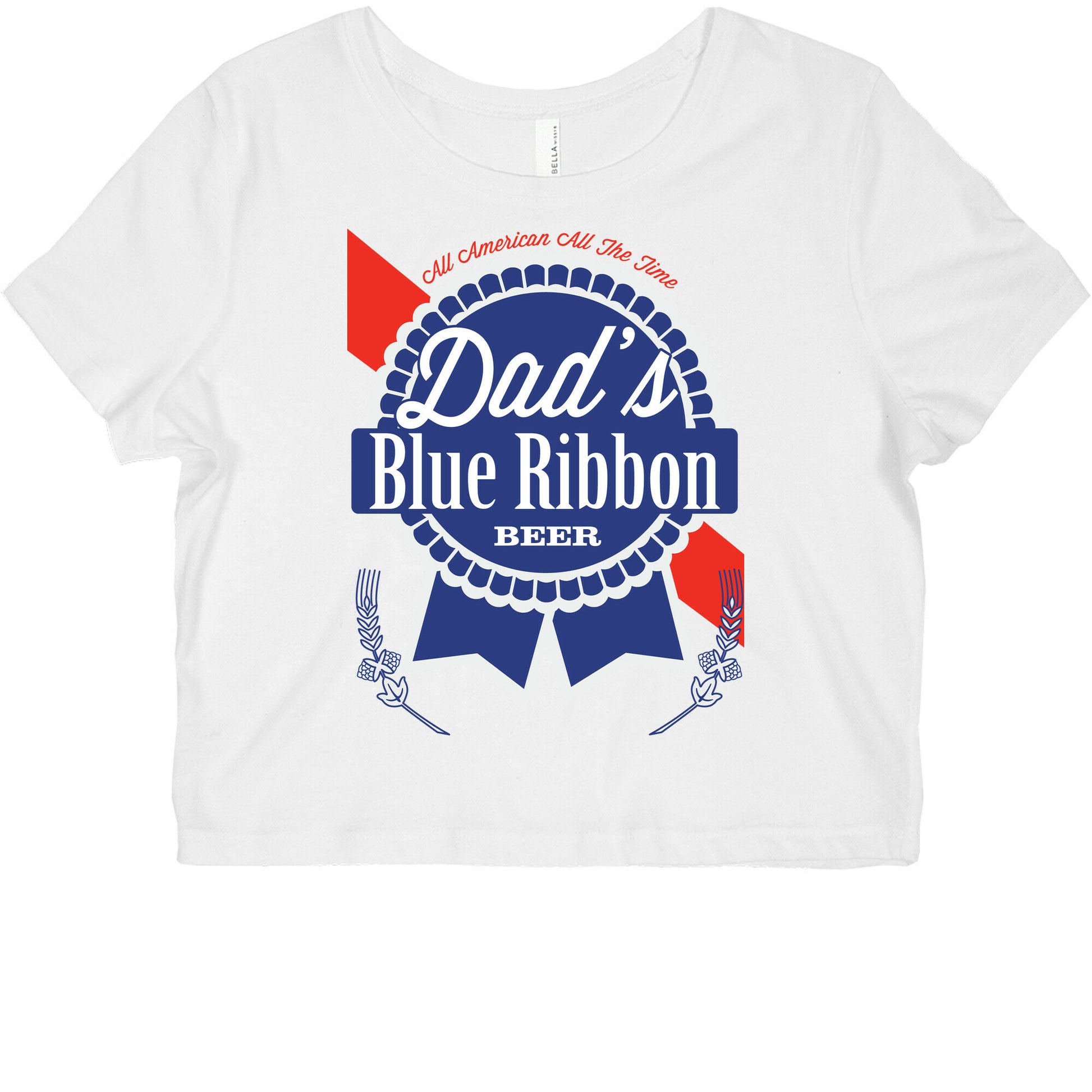 Dad's Blue Ribbon Graphic Baby Tee