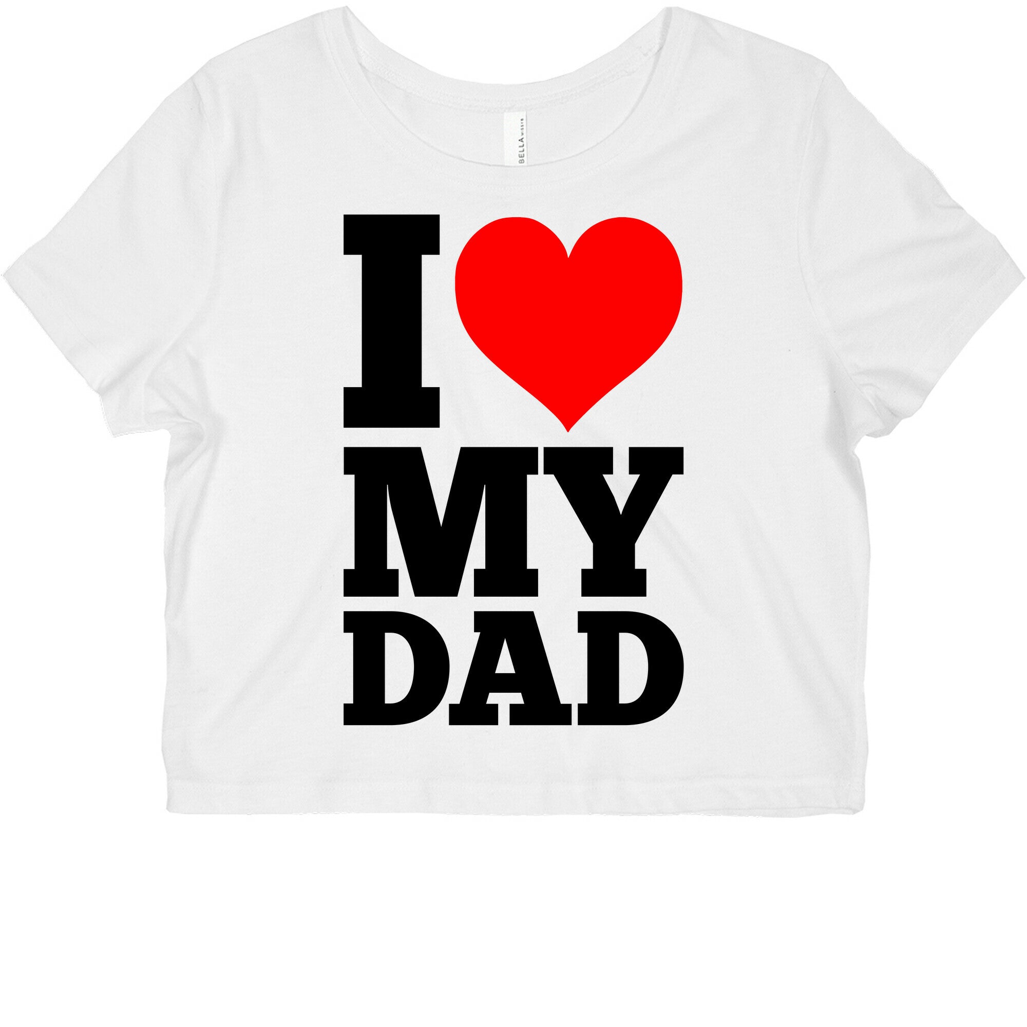 I Heart My Dad Graphic Baby Tee