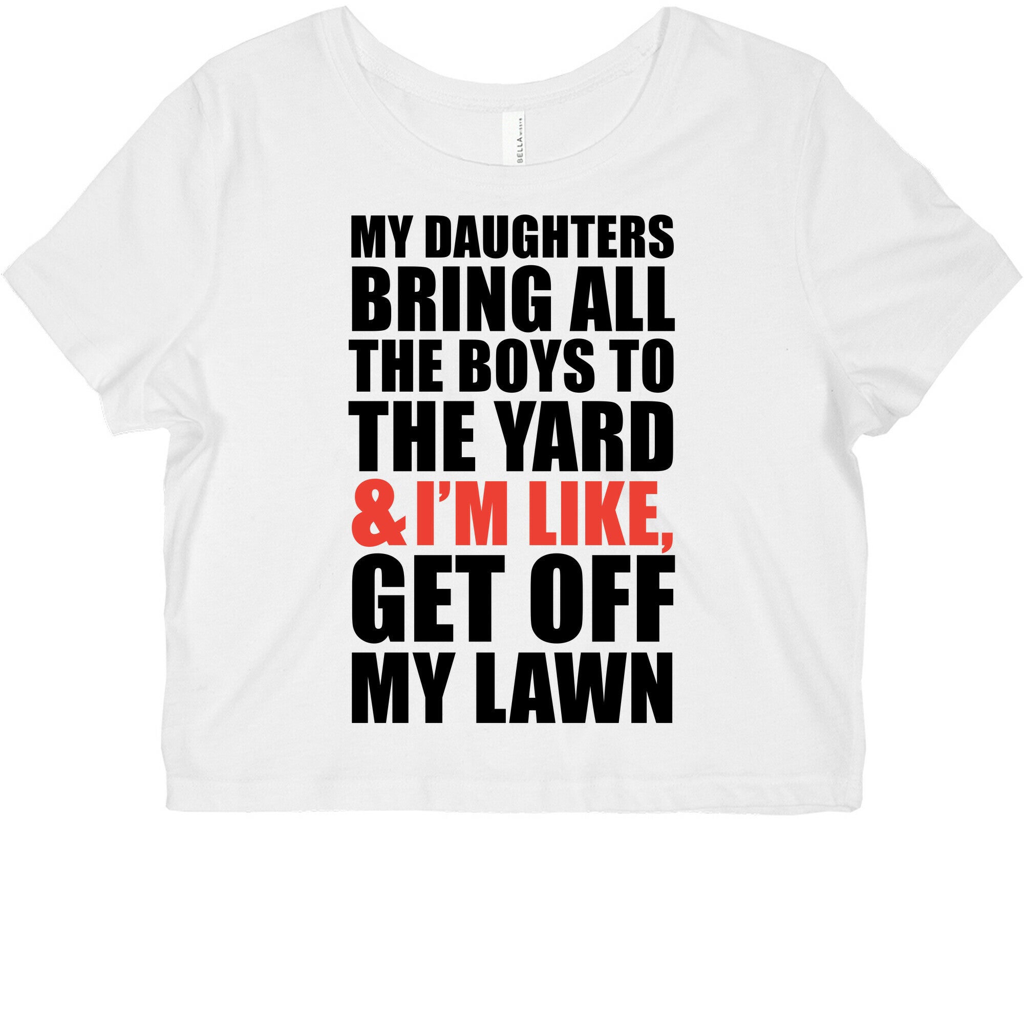 Get Off My Lawn (Dad Version) Graphic Baby Tee