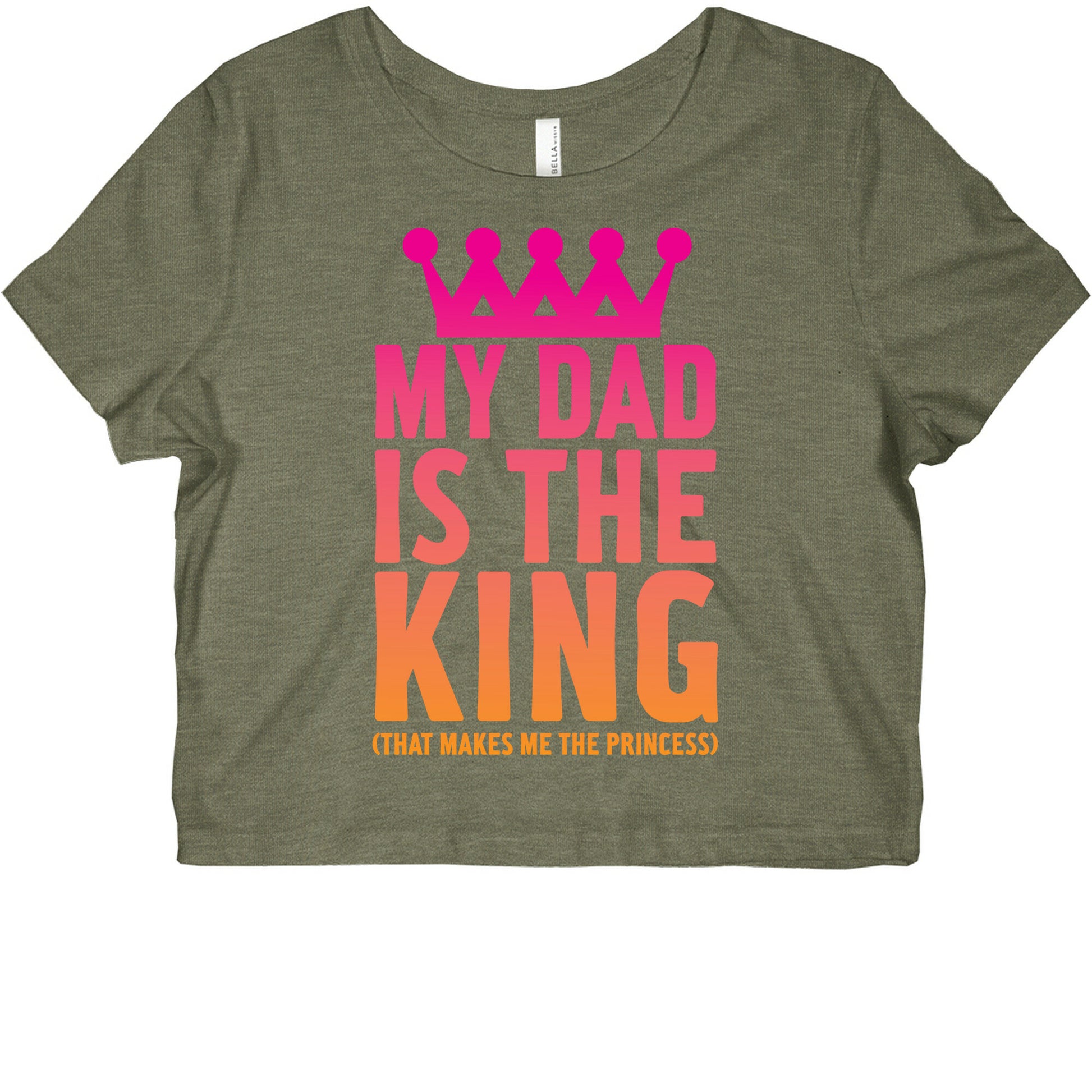 My Dad is the King Graphic Baby Tee