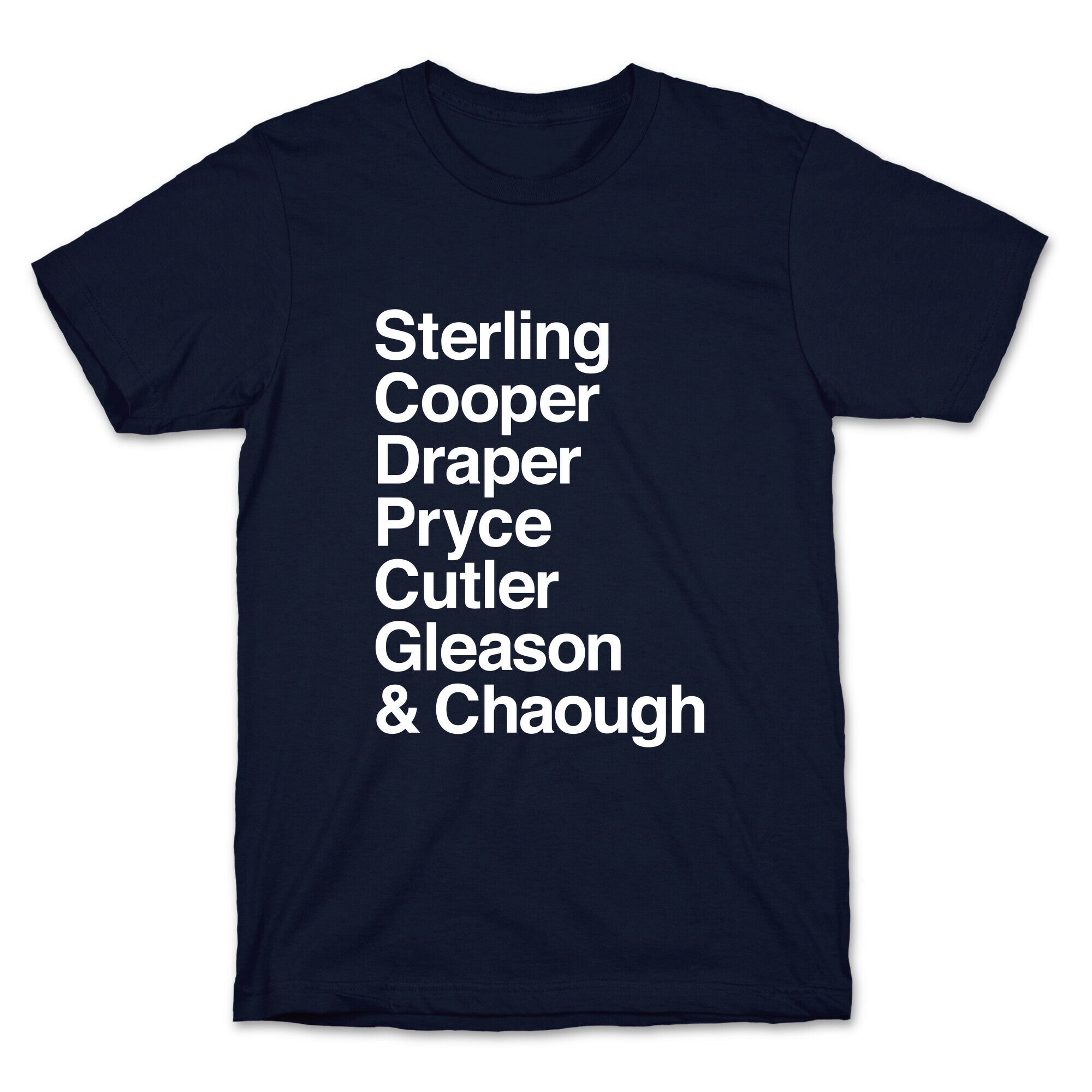 Mad Men Alphabet T-Shirt
