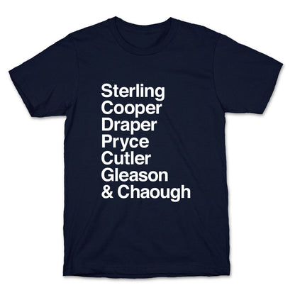 Mad Men Alphabet T-Shirt