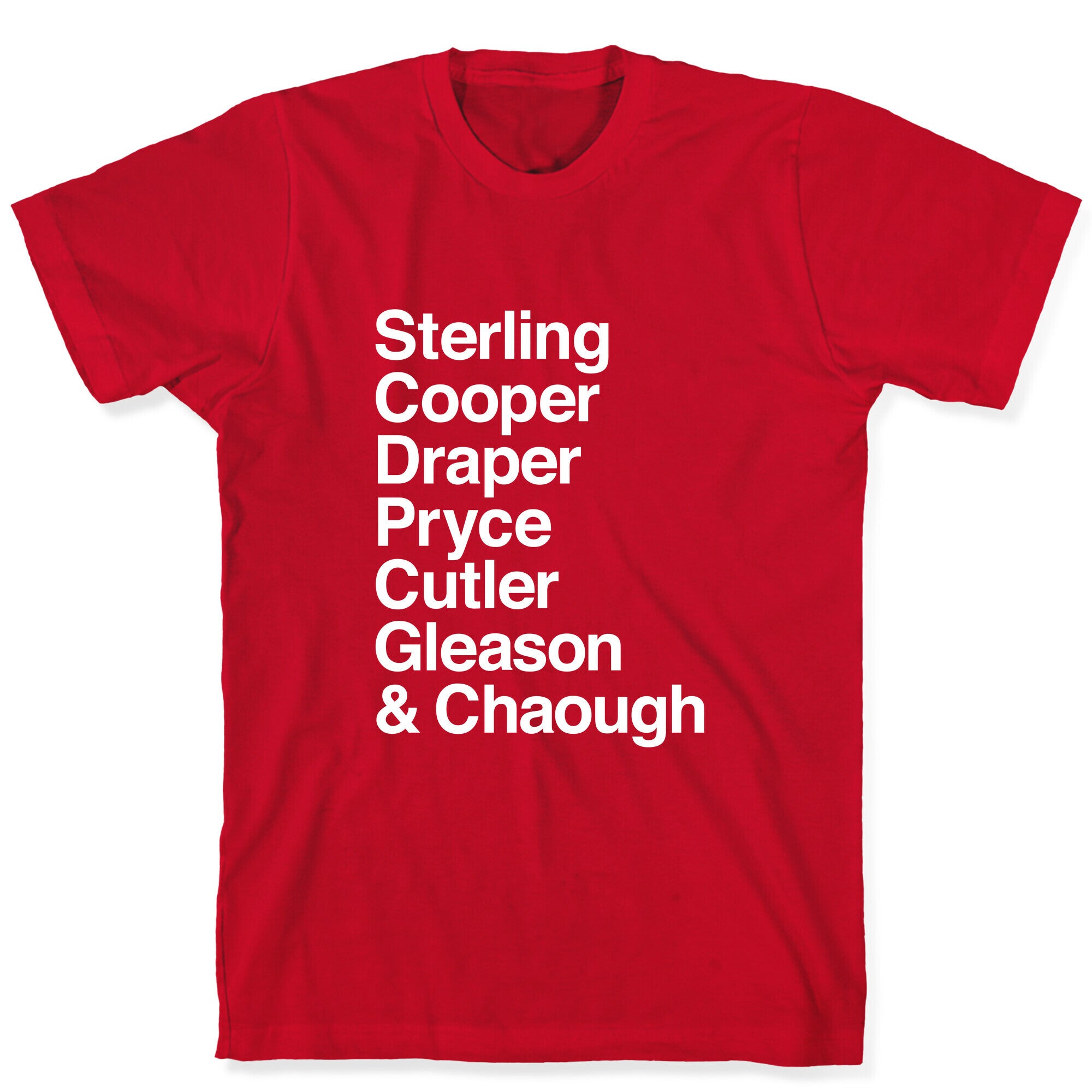 Mad Men Alphabet T-Shirt