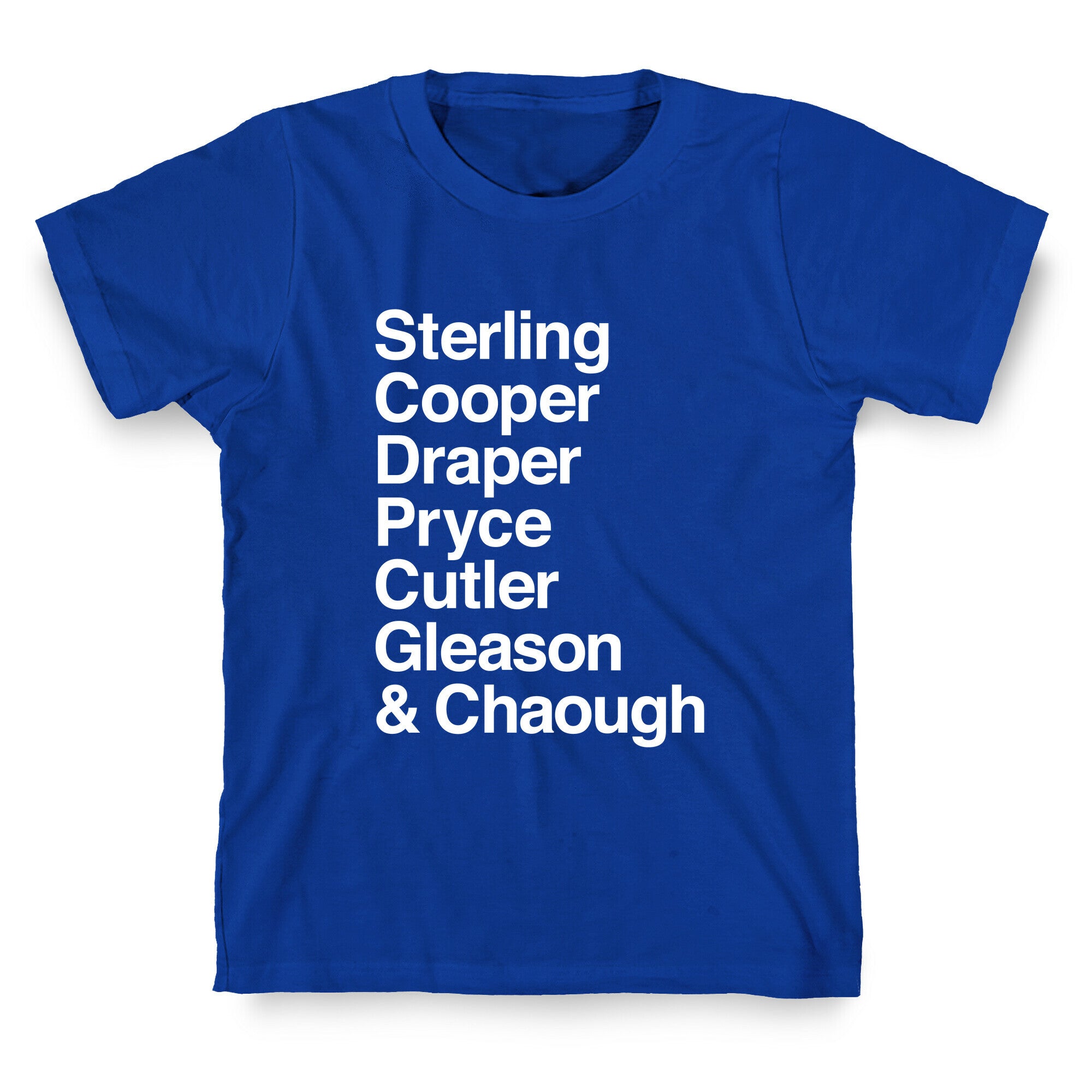 Mad Men Alphabet T-Shirt
