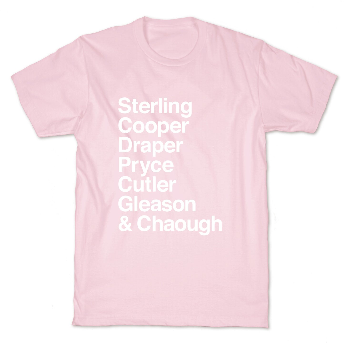 Mad Men Alphabet T-Shirt