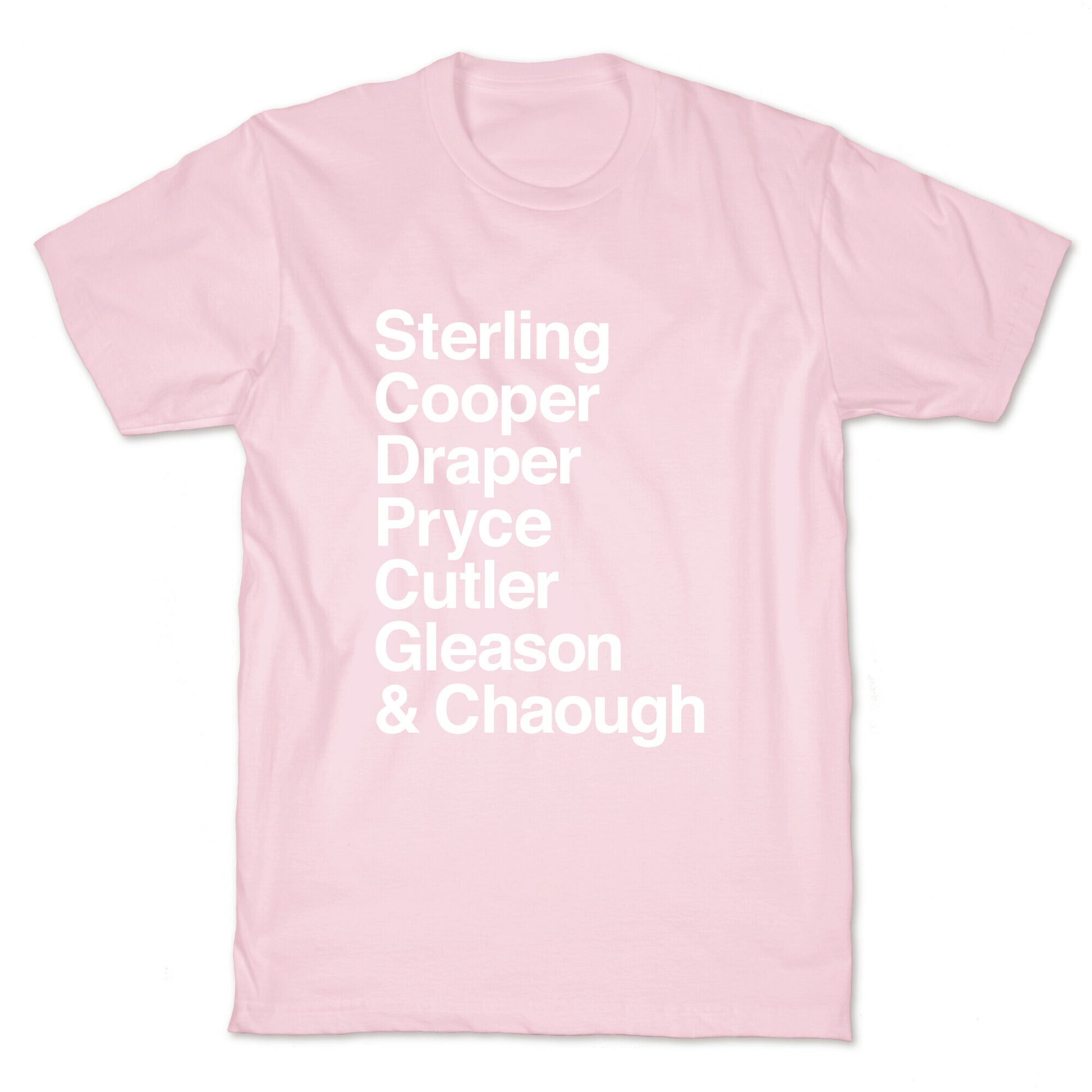 Mad Men Alphabet T-Shirt