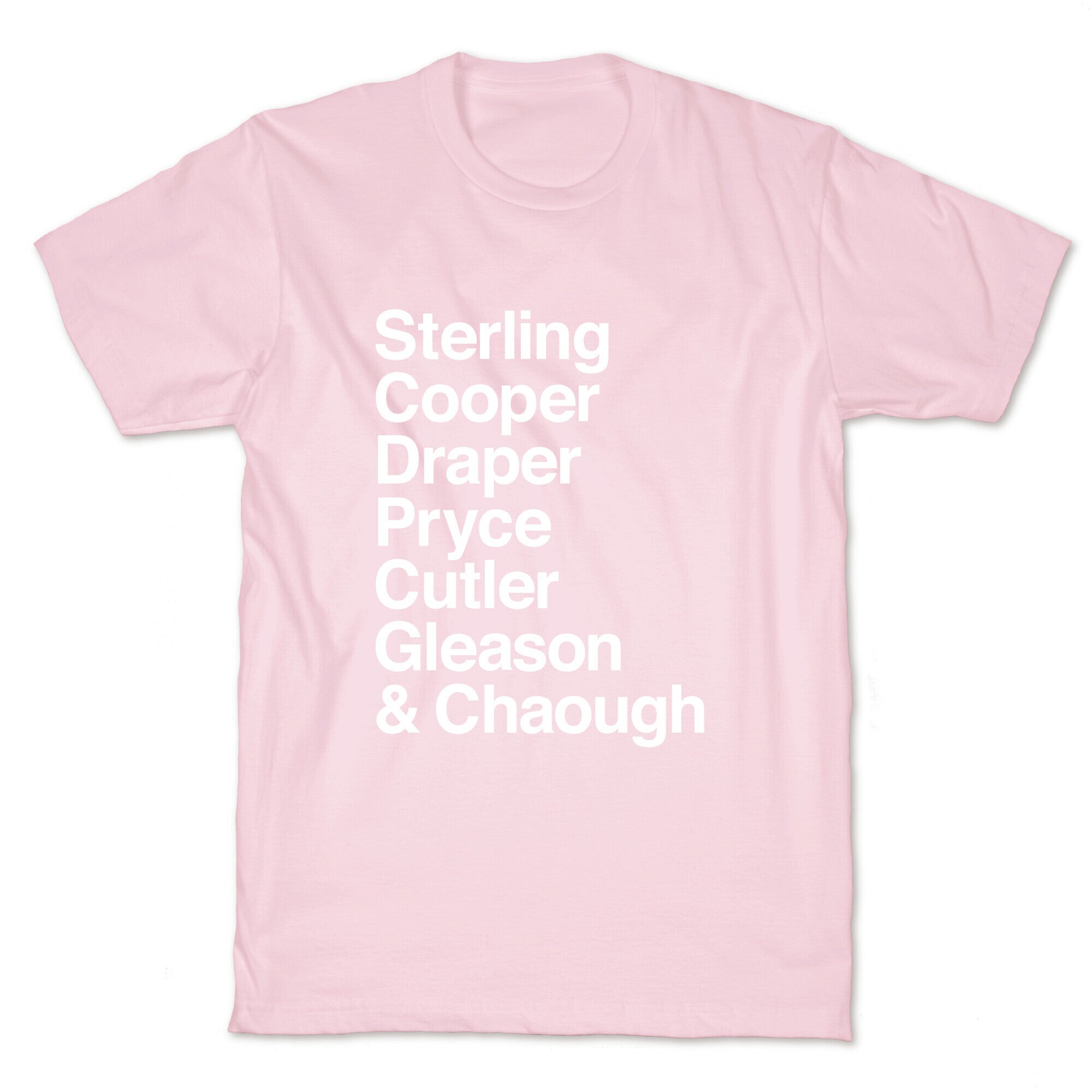 Mad Men Alphabet T-Shirt