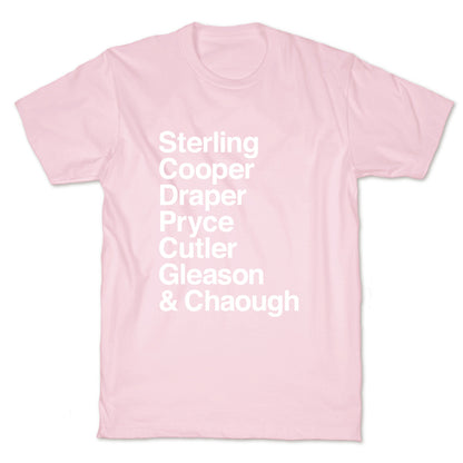 Mad Men Alphabet T-Shirt
