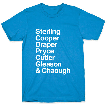 Mad Men Alphabet T-Shirt