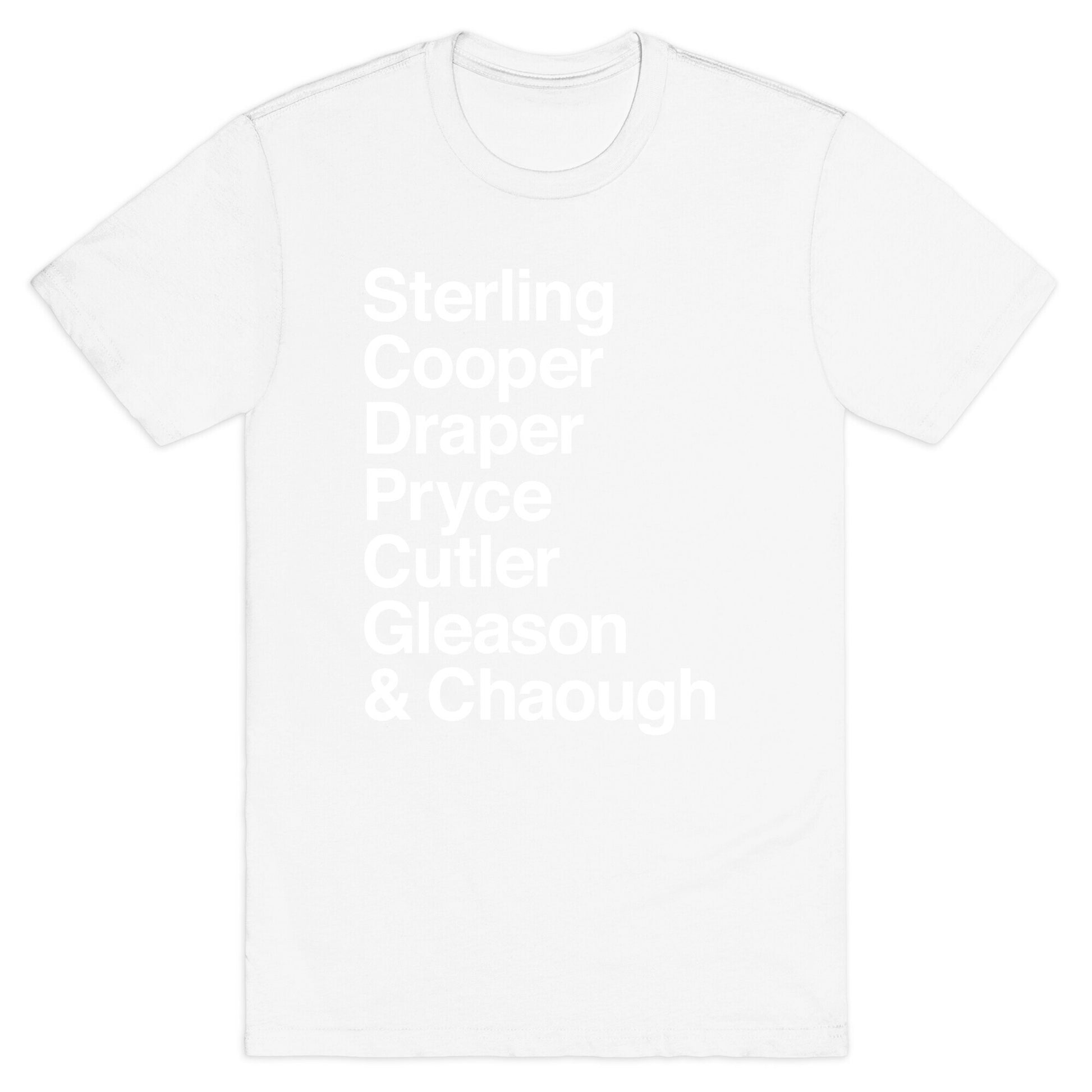 Mad Men Alphabet T-Shirt