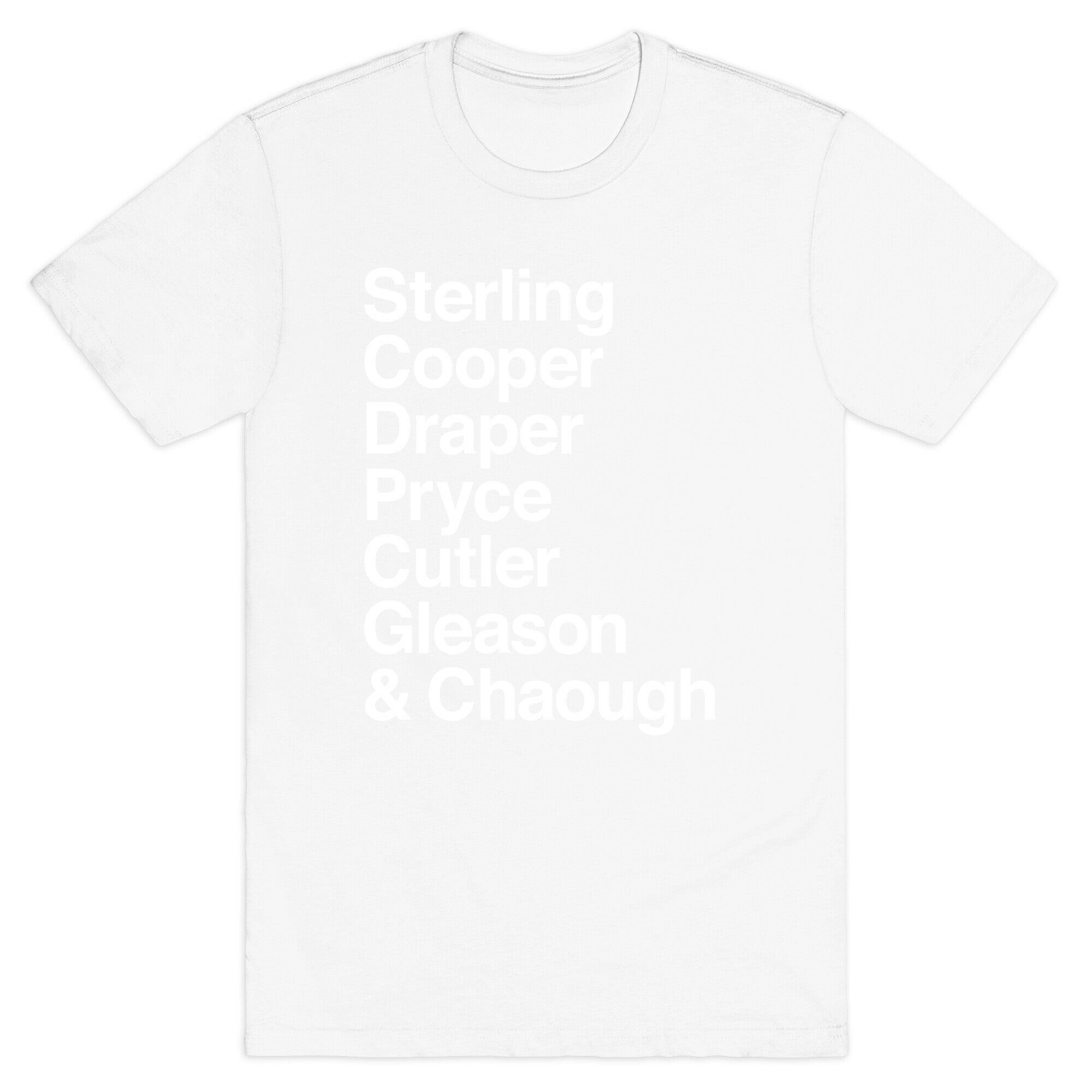 Mad Men Alphabet T-Shirt