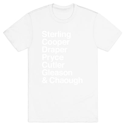 Mad Men Alphabet T-Shirt