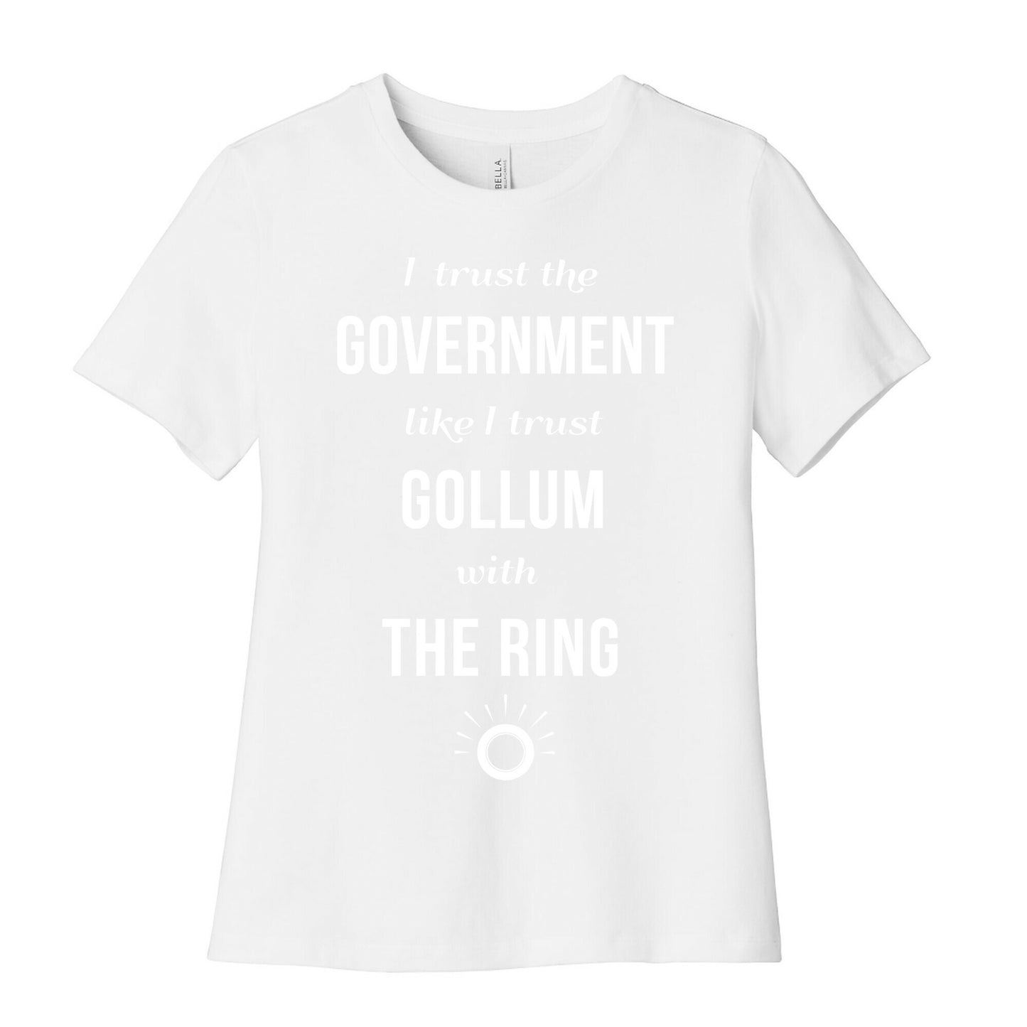 I Trust The Government Like... Women's Cotton Tee