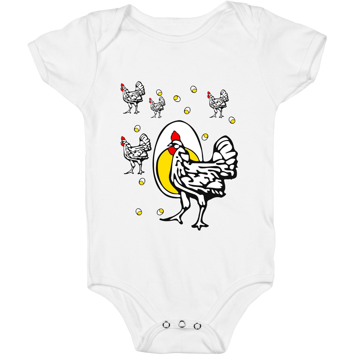 Roseanne's Chicken Shirt Baby One Piece