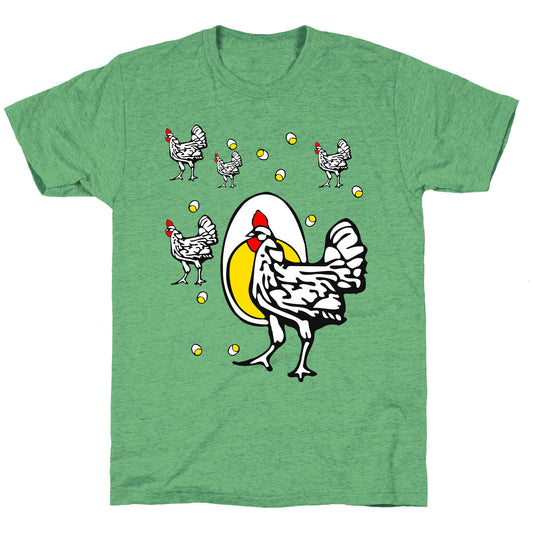 Roseanne's Chicken Shirt Unisex Triblend Tee